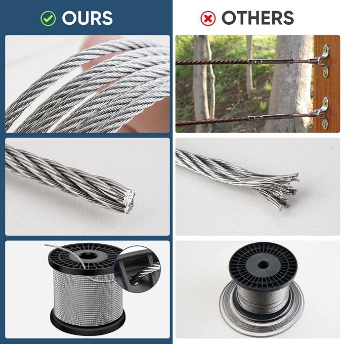 300m Coil 5mm Ζυγισμένο σύρμα για σύνδεση 6*12 7FC Επεξεργασία Υπηρεσία κάμψης 2
