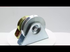 Ξενοδοχείο / Σπίτι V Γροουβ Πύλη τροχός Στρίβουσα πόρτα Ρολάρι χρώμα Ζινκ-Χαλυμμένο ατσάλινη τροχαλία