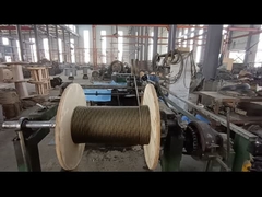 Σιδηροτροχιακό σχοινί χάλυβα για κατασκευές Ζυγισμένο 6x7/6x19/6x36 νήματα 2 σετ Συγκρότημα σφραγίδας