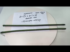 1/4 καλώδιο από ανοξείδωτο χάλυβα με 7x19 κατασκευαστικά νήματα πυρήνα Ένταση ρήξης 600 lb