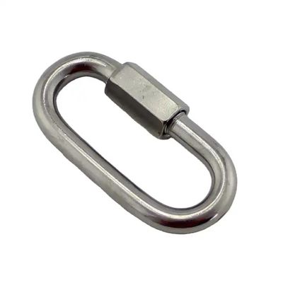 304/316 Ατσάλι από ανοξείδωτο χάλυβα Quick Link Carabiner Hooks γυαλισμένο φινίρισμα για σύνδεση
