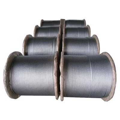 15x7 Κρέας ανελκυστήρας Derricking Anti-Twisting καλώδιο Γαλβανισμένο χάλυβα σύρμα σχοινί Αξία χάλυβα