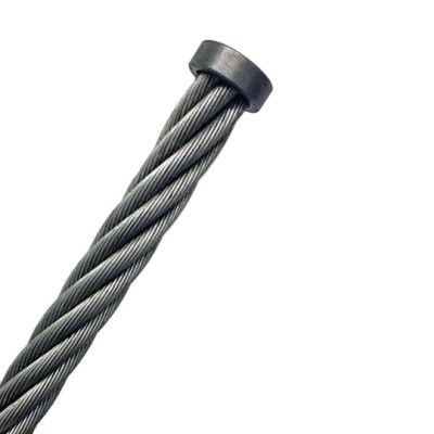 38mm Σιδηροδρομικό σχοινί για 6X36ws Iwrc/FC Winch Cable Steel Non-Alloy Steel Grade Steel