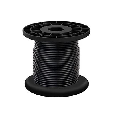 Καλή τιμή. Αί Σι Standard 304 Stainless Steel Wire Cable Black Vinyl Coated Outdoor Light Wire Rope (Καλώδιο από ανοξείδωτο χάλυβα) σε απευθείας σύνδεση