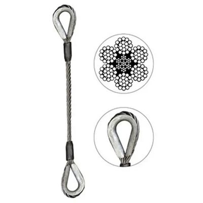 - AISI 304 316 από ανοξείδωτο χάλυβα 7x7 6x36 Dia 8mm IWRC RHRL σκληρό μαλακό μάτι φινίρισμα μη γαλβανισμένο καλώδιο καλώδιο σχοινί σχοινί