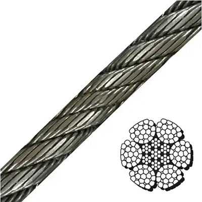 35*k7 32 mm Ζυγισμένο Συμπληρωμένο Σχοινί Ειδικό Χάλυβα Ψυχρού Προσανατολισμού για Βιομηχανικά Σχέδια