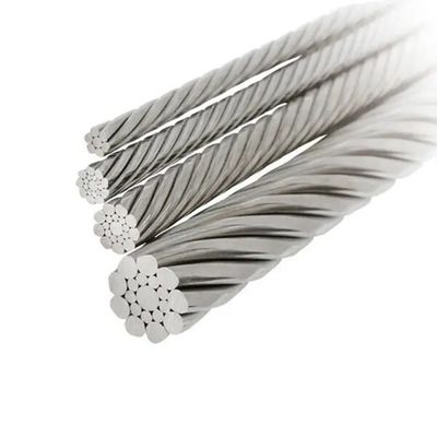 ΑΣΤΑΛΟΥΣ ΤΡΑΜΠΟΣ 6X19 IWRC Διαμέτρου 5-30mm Μη κράμα κατασκευή ανελκυστήρων