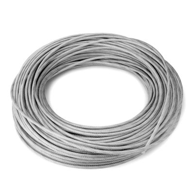 Καλή τιμή. 190LBS Δυνατότητα σπάσματος 7x7 Vinyl Coated Steel Αεροπορικό καλώδιο βελτιστοποιημένο για εξωτερικούς χώρους σε απευθείας σύνδεση