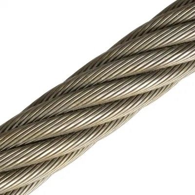 Χάλυβα πυρήνας 8x19W FC/IWRC 1/16' 3/32' 1/8' 5/32' 3/16' 1/4' 5/16'