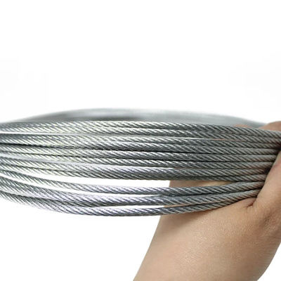 Καλή τιμή. Ατσάλι άνθρακα βαθμίδας 4x31 8,3 mm Ζεστό ζαλβανωμένο σχοινί από χάλυβα για κρεμαστή πλατφόρμα σε απευθείας σύνδεση