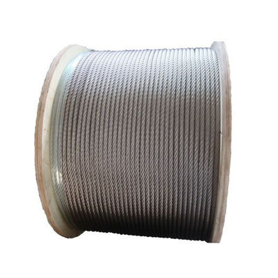 6x19 FC 10MM Μη γαλβανισμένο χάλυβα σύρμα σχοινί χάλυβα καλώδιο για κάμψη από επαγγελματία