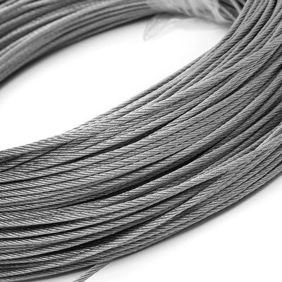 6.3mm 6X19 S Seale 1770 MPa Ζυγισμένο καλώδιο ανελκυστήρα κυβερνήτης καλώδιο χάλυβα σύρμα