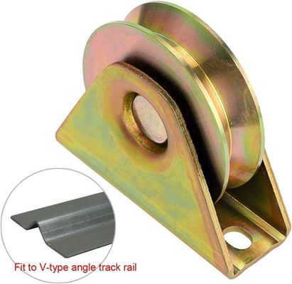 50mm 60mm Διαμέτρου Στρίψιμο Πύλης Ρολάρι Στρίψιμο Ρολάρι U / V / Y Ρολάρι Ρολάρι Χρώμα Ζινκ Ρολάρι