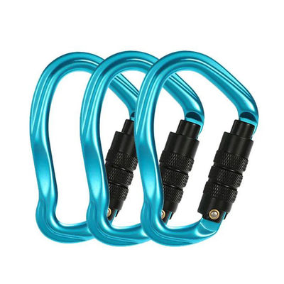 Καλή τιμή. Αλουμινίου 23kN Snap Hook Locking Carabiner για βαριές εφαρμογές αναρρίχησης σε απευθείας σύνδεση