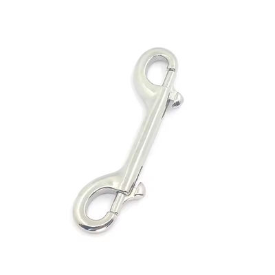 Χάλυβα από ανοξείδωτο χάλυβα γυαλιστερό Snap Hook Ασφαλιστικό σχοινί Double End Snap Hook