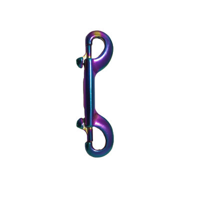 Ζεστή πώληση Rainbow χρώμα Snap Hook για Keychain κρεμασμένο Κλειδώματα
