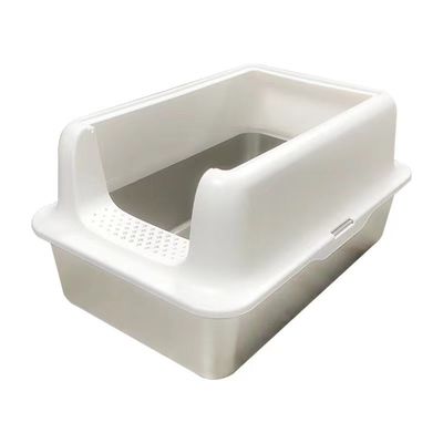 EasyClean Αδιάβροχο Ατσάλινο κουτί σκουπιδιών για γάτες Κλειστό