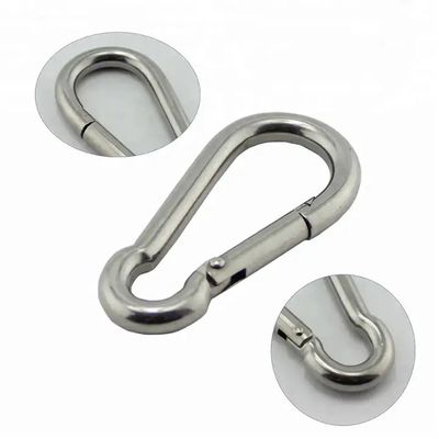 Βιομηχανία βαρέος 8mm ανοξείδωτο 304/316 Εξωτερική Αλυσίδα Ασφάλεια Κλιπ Άνοιξη Καραμπίνερ Snap Hook