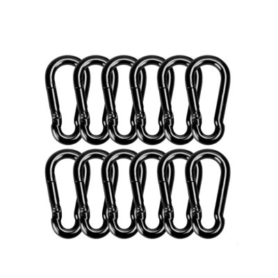 OEM Μαύρο οξείδιο Φινίρισμα Χάλυβα άνθρακα Snap Hook Carabiner Προσαρμόσιμο για B2B