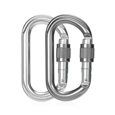 Καλή τιμή. 25KN Snap Hook Lock Aluminum Carabiner Clip Ιδανικό για την ασφάλεια και την ασφάλεια σε απευθείας σύνδεση