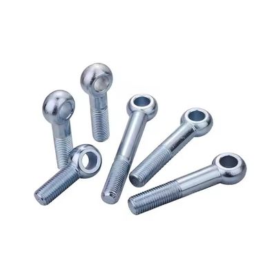 Καλή τιμή. ΖΙΝΚΑΤΙΚΟ Τελειοποίηση M8 Swing Eye Bolts σε χάλυβα άνθρακα για βαριά χωρητικότητα φορτίου και αντοχή σε απευθείας σύνδεση
