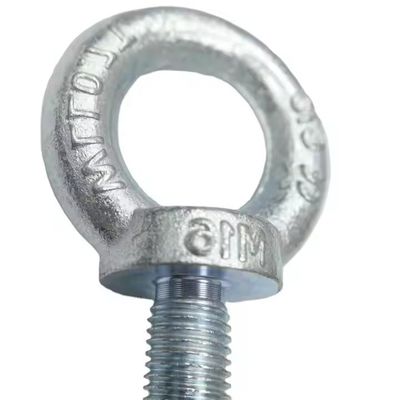 Καλή τιμή. Τελεία από ψευδάργυρο DIN 580 Standard M16 Μετρικό μέγεθος Σφραγίδα ματιών Χάλυβα άνθρακα για βαριά ανύψωση σε απευθείας σύνδεση
