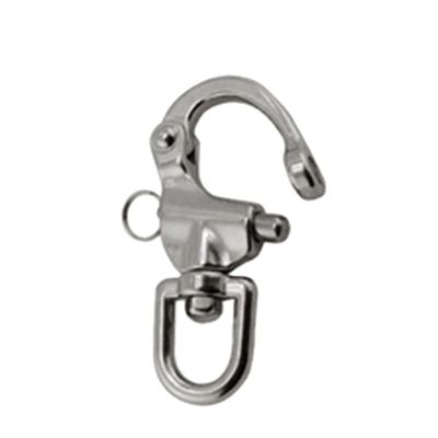 Αγορά Ασημένιο Marine Quick Release Swivel Eye Snap Shackle για ομαλή ανύψωση και σύνδεση online manufacture