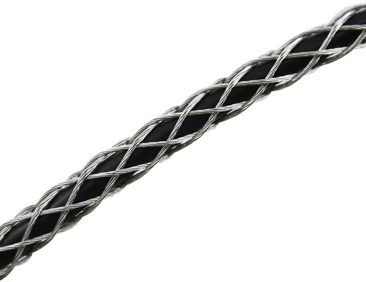 304 Stainless Steel Wire Mesh Cable Socks Wire Mesh Cable Grip Σιδηροδρομικό δίκτυο