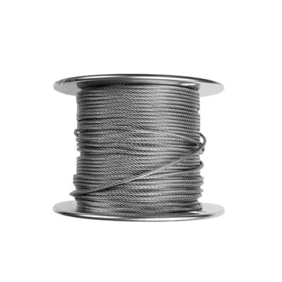 20 mm Ζαλβανισμένο σίδηρο σχοινί για χάλυβα άνθρακα βαθμού 6 x 19 Κατασκευαστικό καλώδιο χάλυβα επικαλυμμένο με ψευδάργυρο