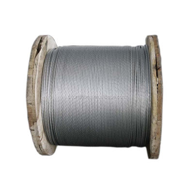 8mm 10mm Ζυγισμένο σίδηρο σχοινί από χάλυβα για 8x19S DIN3062 σχοινιά ανελκυστήρα Χάλυβα βαθμό μήκος 1000m / τροχιά ή σύμφωνα με το αίτημά σας