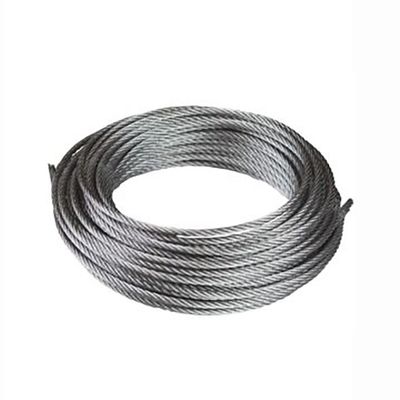 GB Standard 6*12 7FC 300m Coil Galvanized Steel Wire Rope για σύνδεση 5mm Διαμέτρου και 3mm-20mm Διαμέτρου