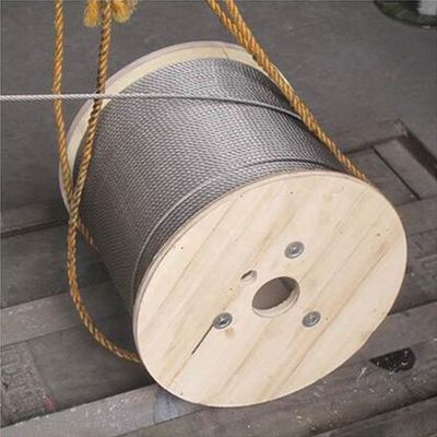 Πρότυπο AiSi 304 316 SUS304 SUS316 Ατσάλινο σύρμα σχοινί 1x7 σχοινιά Σύρμα 1,5 mm 2 mm 3 mm 4 mm με ανοχή ± 1%