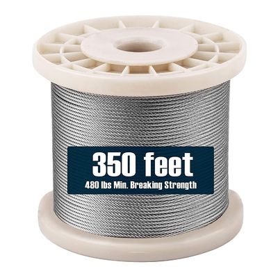 Διάταξη Διάταξη 300 Σειρά AISI 304/316 7*19 Διαμέτρου 10 mm Φωτεινό/Παλυμένο Σύρμα από ανοξείδωτο χάλυβα για ανύψωση