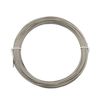 316L χάλυβα 8mm 1x19 ατσάλινο καλώδιο / ανοξείδωτο χάλυβα 304 316 σύρμα για σκληρό περιβάλλον