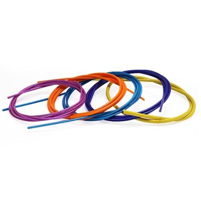 1000m/reel Διαφανές PVC επικαλυμμένο ατσάλινο σύρμα μήκος 1000m/reel 0,50MM 7x7 AISI 201/304/316