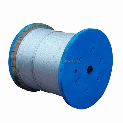 Ζυγισμένο 1 x 7 Ατσάλινο σύρμα για το Messenger Wire Overhead Groundwire και Stay Wire Standard DIN Carbon Steel Grade
