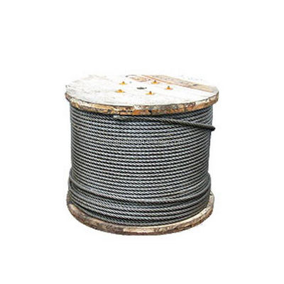 26mm Steel Cable 6x37 FC 6x37 IWRC Steel Rope Ακαθαρματισμένο σιδηροσύρμα σιδηροσύρμα φωτεινό σιδηροσύρμα με προηγμένη τεχνολογία