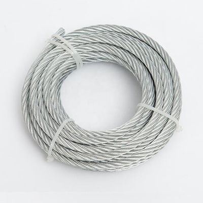 6x19S FC / 6x19W FC Ζυγισμένο ατσάλινο σύρμα 8mm για βαριές και βιομηχανικές εφαρμογές
