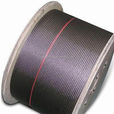 12mm Ατσάλινο καλώδιο σχοινί Σύρματα 6x19 IWRC Ατσάλινο καλώδιο σχοινί T/S 1570Mpa Συσκευή 1000mtrs σε συσσωρευτικό τροχό Προσχηματισμένο