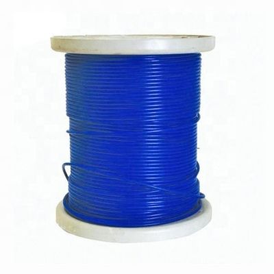 Χάλυβας ψυχρής μεταφοράς 1x7/1x19/1x37 χρώματα PVC επίστρωση Ζυγισμένο ατσάλινο σύρμα OEM για ειδικό