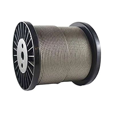 Ατσάλι από ανοξείδωτο χάλυβα 6*19W Iwr/6X19W Iwrc 14mm Grease Lubricant Wire Rope για την υπηρεσία κοπής και την αντοχή στη διάταξη