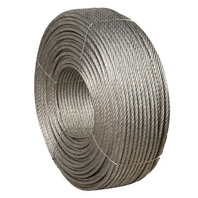 Υπηρεσία επεξεργασίας καλωδίων χάλυβα 6x19 FC 10MM μη γαλβανισμένου χάλυβα