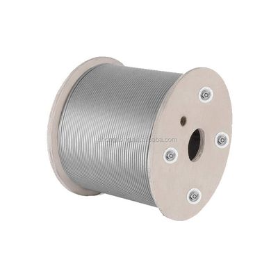 6mm μη κραματοποιημένο ανοξείδωτο χάλυβα AISI304/316 Hot Dip Ζυγισμένο χάλυβα σύρμα σκοινί 6x19 pp ανά μέτρο για τις απαιτήσεις σας