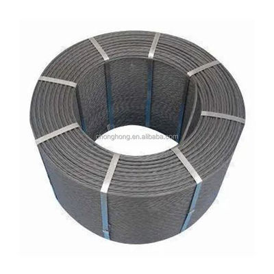 OEM 15.24mm 7 καλωδιακό σύρμα ανά μέτρο Ατσάλινη ράβδος για προεπιταγμένο σκυρόδεμα ατσάλινου σύρμας PC ράβδους