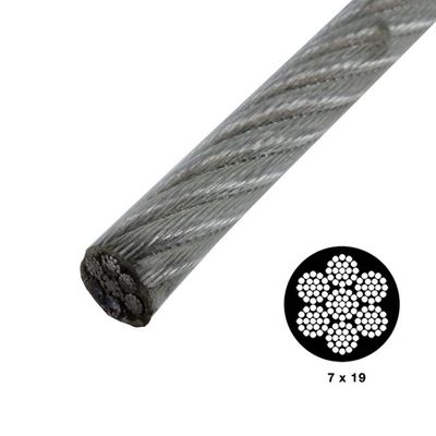 1000FT 7 x 19 ράβδους AISI316 1/8