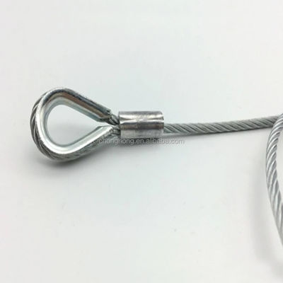 7x7 / 7x19 / 1x19 Σύρμα σχοινί 3,2 mm Προεκτεινόμενο Ζυγισμένο αεροσκάφος καλώδιο για κρέμα καλώδιο / φωτιστικό καλώδιο ανοχή Άλλα