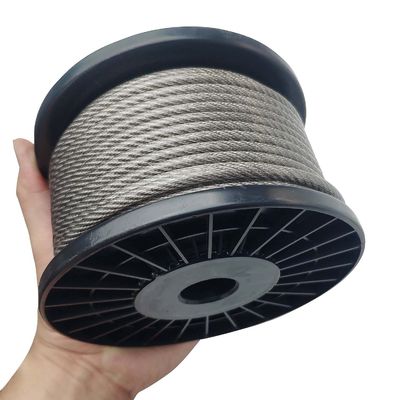 7*7 Σιδηροτροχείο από ανοξείδωτο χάλυβα TPU PVC για εφαρμογές χωρίς κράμα στο πρότυπο AiSi