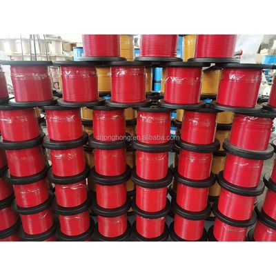 Ζυγισμένο χάλυβα καλώδιο σχοινί 7x7 / 7x19 PVC επικαλυμμένο χάλυβα καλώδιο σχοινί καλώδιο μεγέθους 5/32 ίντσες έως 7/16 ίντσες Υπηρεσία επεξεργασίας Άλλα