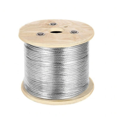 AiSi Standard 6*19 Ζυγισμένο Χώρισμα Χάλυβα Σύρμα Σωλήνα Σιδηροφόρο Χάλυβα Καλώδιο για Πολυδιάστατες Εφαρμογές