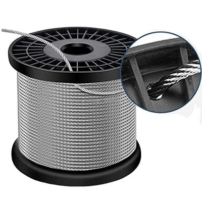 Ατσάλινο σύρμα 304 304L 316 316L Ατσάλινο καλώδιο 19x7 18x7 FC με περιεκτικότητα σε C 0,08 και πιστοποιητικό ISO9001/ISO14001